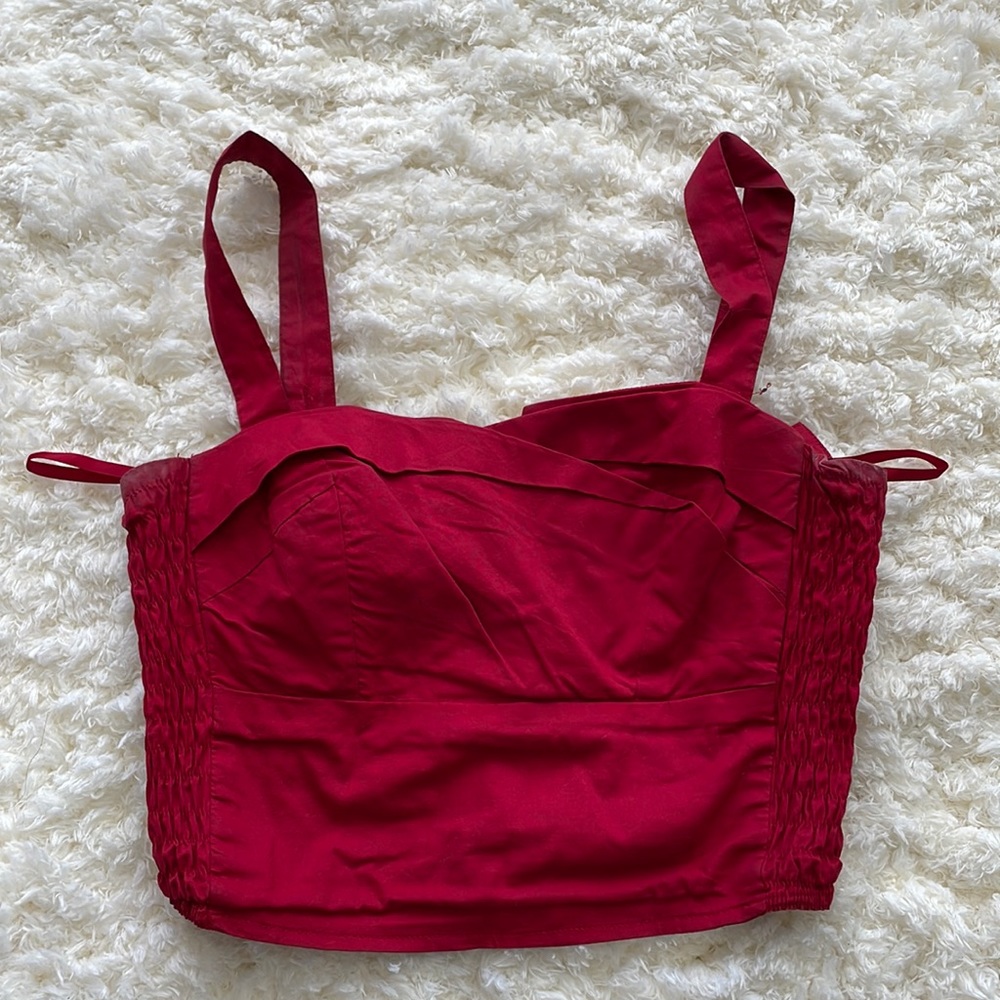 Trashy Diva red bustier top